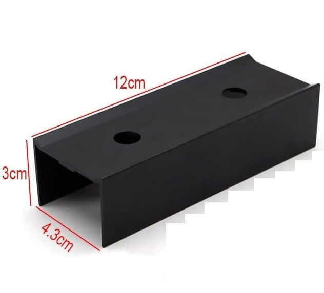 Aluminium C-Profilverbinder für 40x40-Montageschiene PV Solarpanelen | Photovoltaik Solarmodul Schienen Verbinder zur Montage von Aluminiumprofilen | Photovoltaik Montageschiene Zubehör