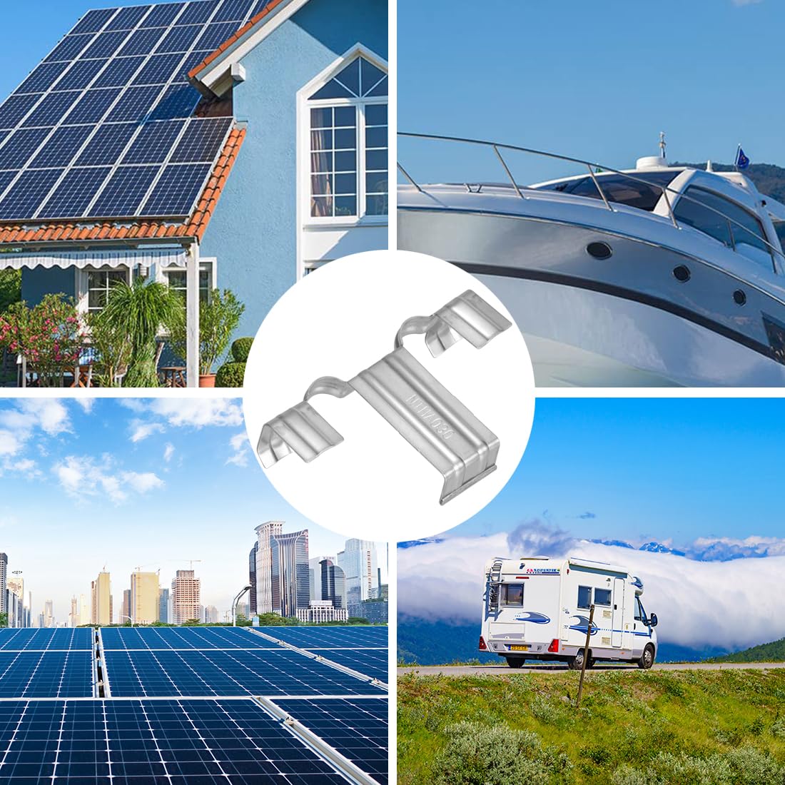 30 Pcs Water Drain Clip for Solar Module Mps01