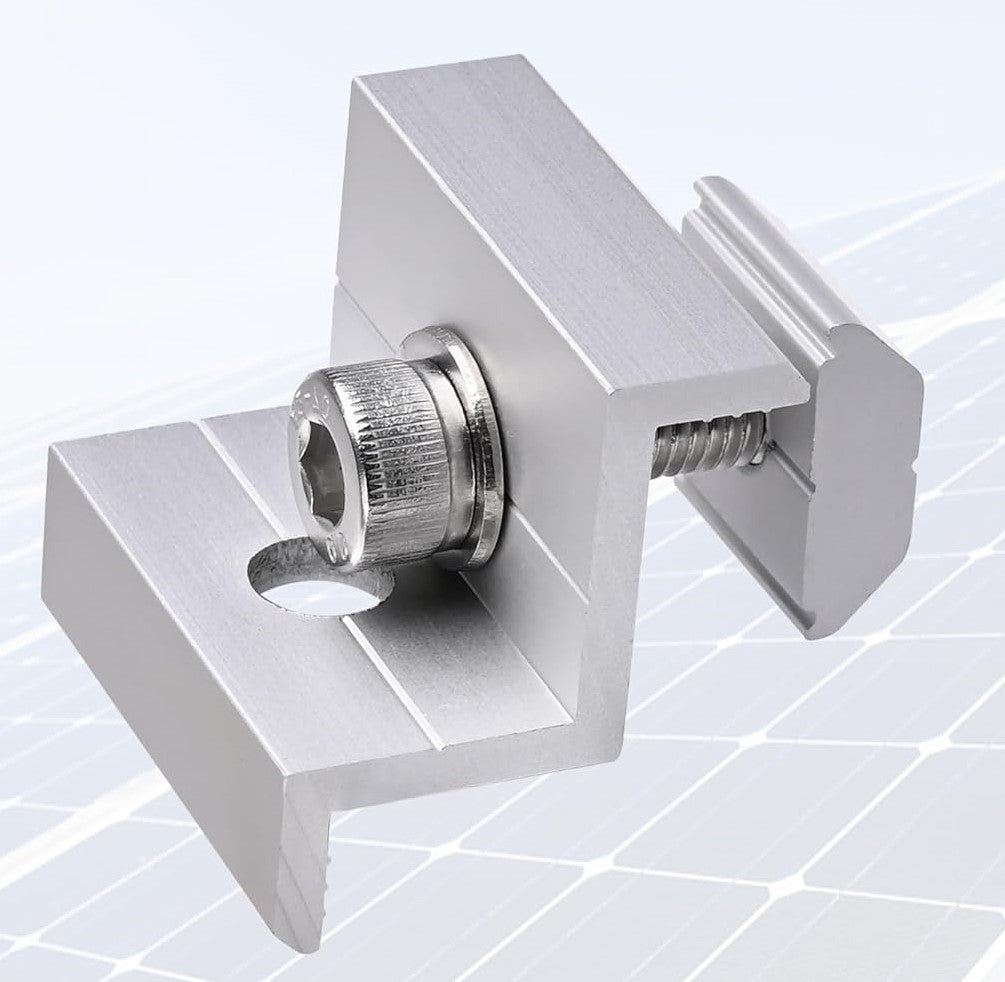 Kit de serrage d'extrémité pour panneau solaire, module solaire, 30mm, 35mm, en un, Mby10