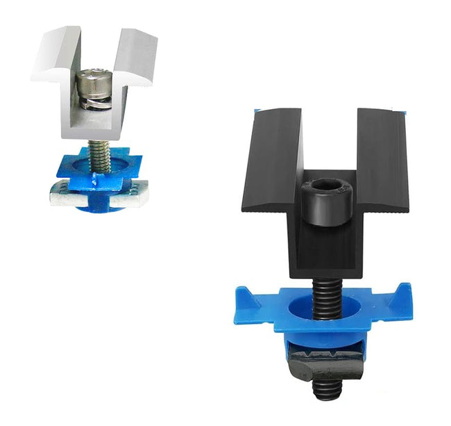 10 pcs Photovoltaic Solar Module Middle Clamps Mzy12