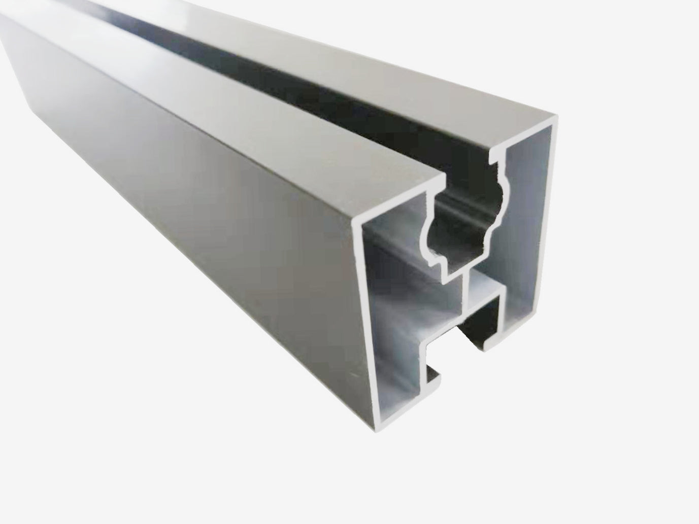 Solar module photovoltaic mounting set 3x0.8m aluminum profile 40x40 including mounting accessories | Mounting rail PV system PV solar panels | Aluminum profile for solar systems system profile mounting profile 2.4m